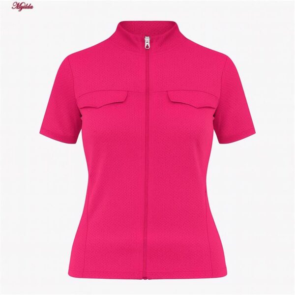 تی شرت آستین کوتاه ورزشی زنانه ماییلدا مدل 5338-556