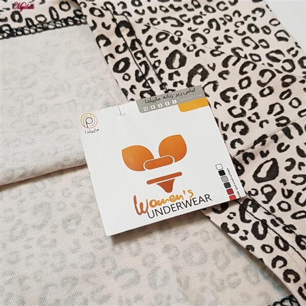 تاپ راحتی زنانه ماییلدا مدل پلنگی کد 5328-1