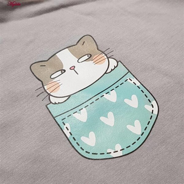 شلوارک راحتی زنانه ماییلدا مدل گربه کد 5325