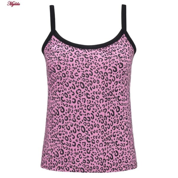 تاپ راحتی زنانه ماییلدا مدل پلنگی کد 5328-1