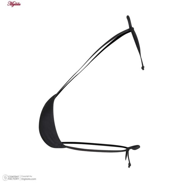 ست 2 تکه مایو دخترانه مدل 11016 رنگ مشکی