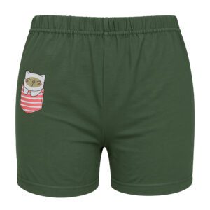 شلوارک راحتی زنانه ماییلدا مدل گربه کد 5325