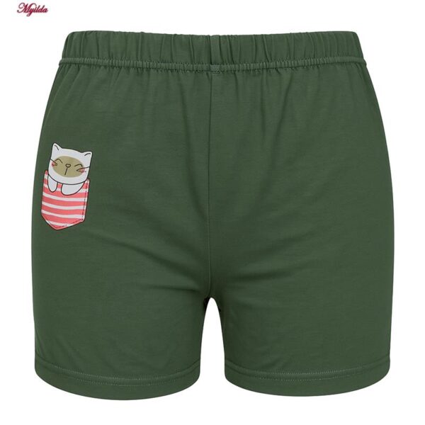 شلوارک راحتی زنانه ماییلدا مدل گربه کد 5325