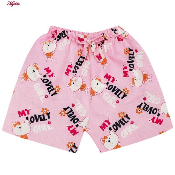 شلوارک راحتی زنانه ماییلدا مدل خرسی کد 5356