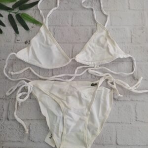 مایو سفید زنانه کد R834 (لک دار)