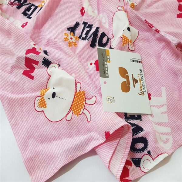 شلوارک راحتی زنانه ماییلدا مدل خرسی کد 5356