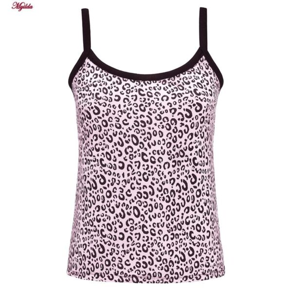 تاپ راحتی زنانه ماییلدا مدل پلنگی کد 5328-1