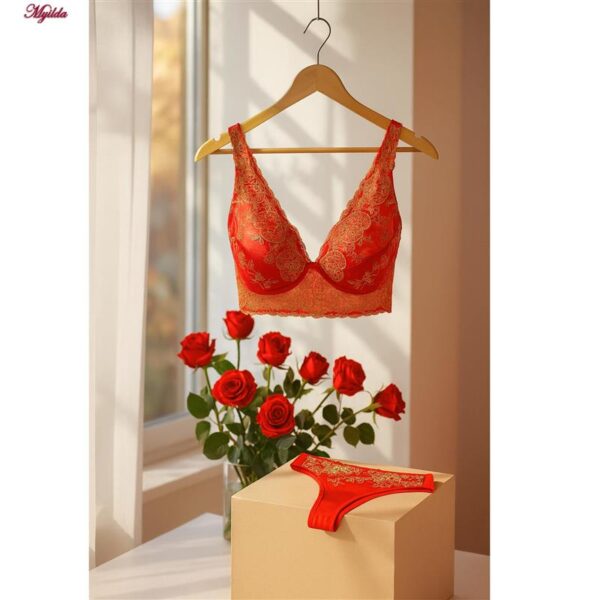 ست شورت و سوتین زنانه برتا مدل فنردار کد 5339-1021