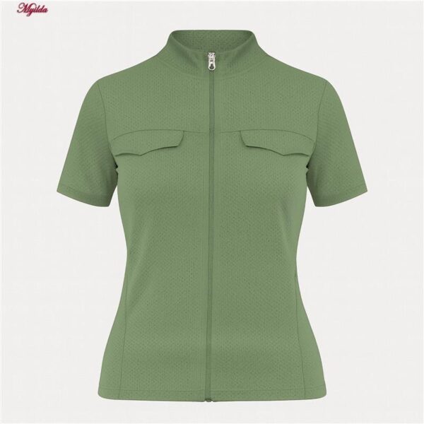 تی شرت آستین کوتاه ورزشی زنانه ماییلدا مدل 5338-556