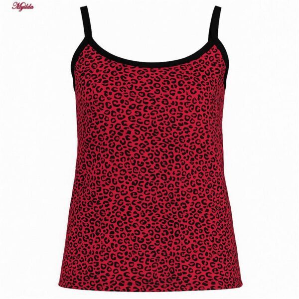 تاپ راحتی زنانه ماییلدا مدل پلنگی کد 5328-1