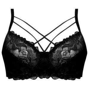 سوتین فنردار هارنس ضربدری زنانه ماییلدا مدل 5334 رنگ مشکی