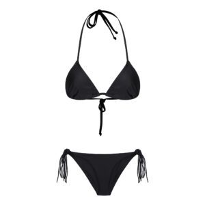 ست 2 تکه مایو دخترانه مدل 11016 رنگ مشکی