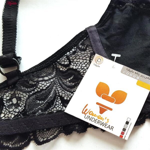 سوتین فنردار هارنس ضربدری زنانه ماییلدا مدل 5334 رنگ مشکی