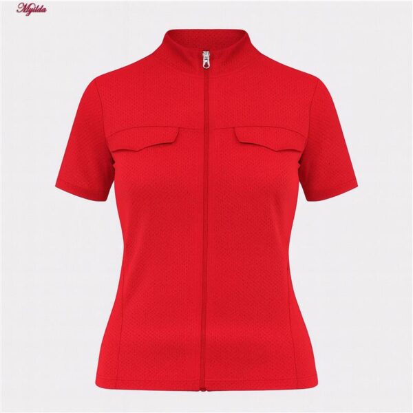 تی شرت آستین کوتاه ورزشی زنانه ماییلدا مدل 5338-556