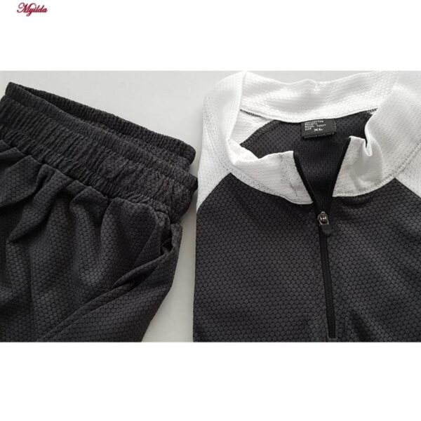 ست تی‌شرت آستین کوتاه و شلوارک ورزشی مردانه مدل 5374-806