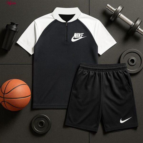 ست تی‌شرت آستین کوتاه و شلوارک ورزشی مردانه مدل 5374-806