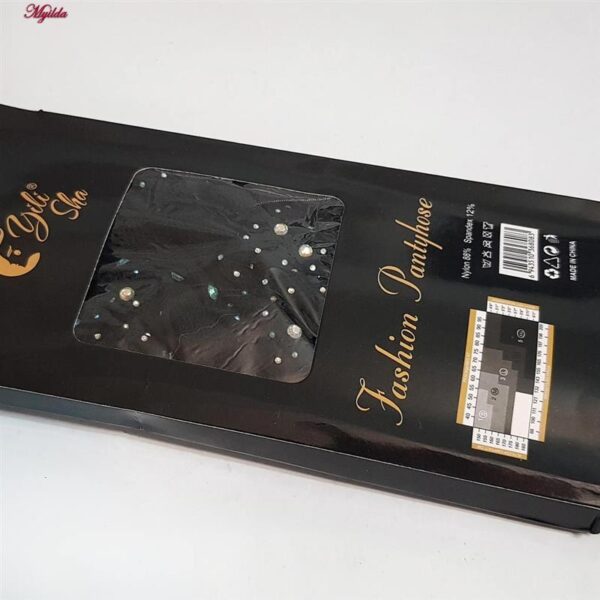 جوراب شلواری زنانه مدل نگین دار کد 5380