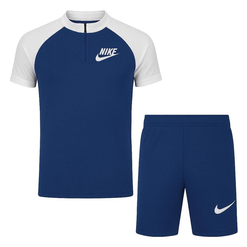 ست تیشرت آستین کوتاه و شلوارک ورزشی مردانه مدل 5374-806 ست تیشرت آستین کوتاه و شلوارک ورزشی مردانه مدل 5374-806