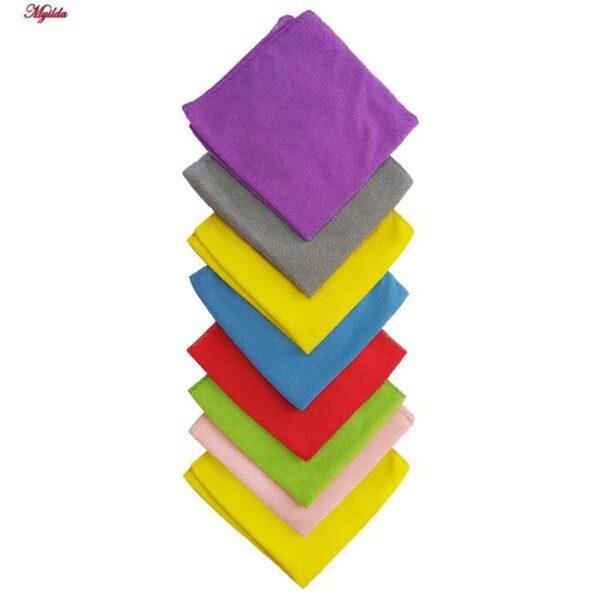 دستمال نظافت خانه و آشپزخانه میکروفایبر ماییلدا مدل 5319 بسته 8 عددی