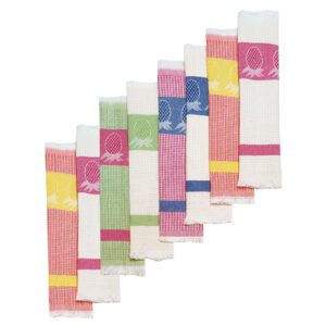 دستمال نظافت خانه و آشپزخانه نخ ماییلدا مدل 5399 بسته 8 عددی