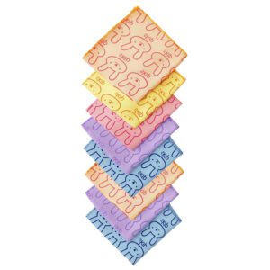 دستمال نظافت خانه و آشپزخانه میکروفایبر ماییلدا مدل 5320 بسته 8 عددی