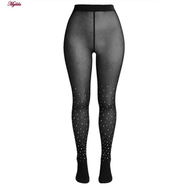 جوراب شلواری زنانه مدل نگین دار کد 5380