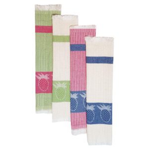 دستمال نظافت خانه و آشپزخانه نخ ماییلدا مدل 5399 بسته 4 عددی