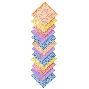 دستمال نظافت خانه و آشپزخانه میکروفایبر ماییلدا مدل 5320 بسته 12 عددی