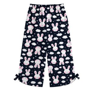 شلوارک راحتی زنانه ماییلدا مدل خرگوش و ابر کد 5358