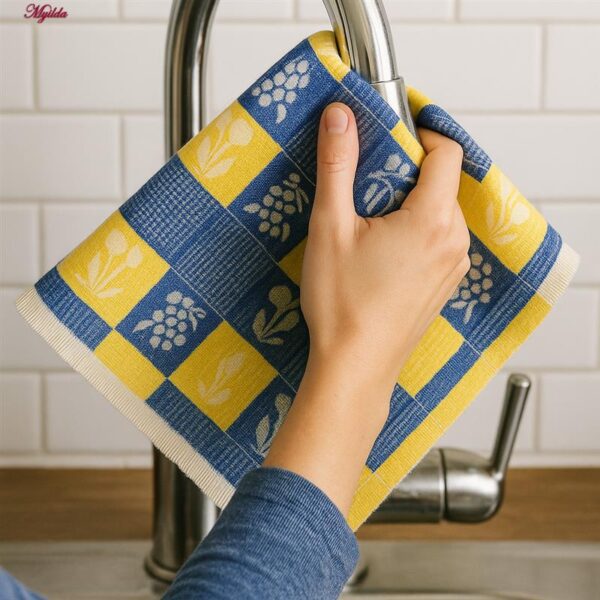 دستمال نظافت خانه و آشپزخانه نخ ماییلدا مدل 5399 بسته 8 عددی دستمال نظافت خانه و آشپزخانه نخ ماییلدا مدل 5399 بسته 8 عددی