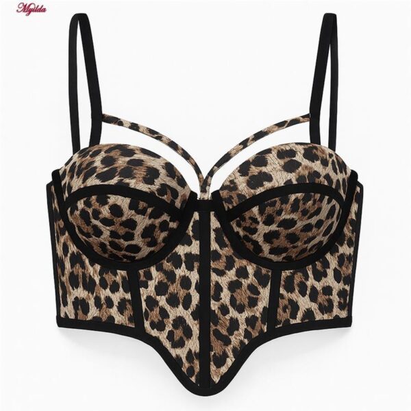 ست شورت و سوتین زنانه ماییلدا مدل اسفنجی نیم جک پایه بلند هارنس دار کد 5460-813