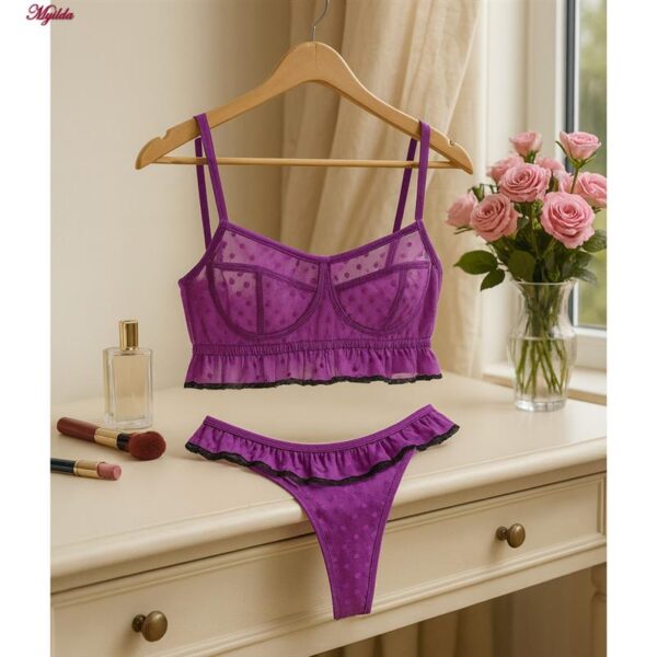 ست شورت و نیم‌تنه زنانه ماییلدا مدل فنردار کد 5432-606