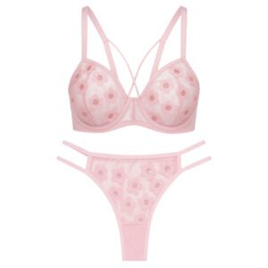 ست شورت و سوتین زنانه کارنا رز مدل فنردار کد 5427