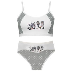 ست شورت و نیم‌تنه دخترانه ماییلدا مدل 5451