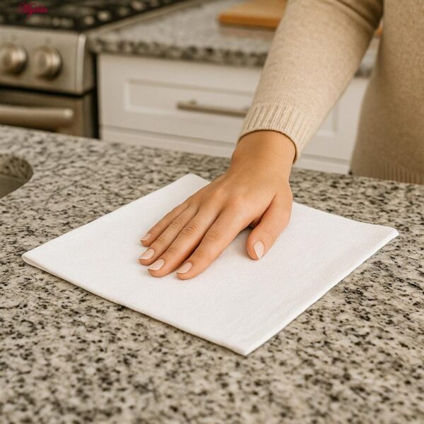 دستمال نظافت خانه و آشپزخانه نخ ماییلدا مدل 5351 بسته 5 عددی