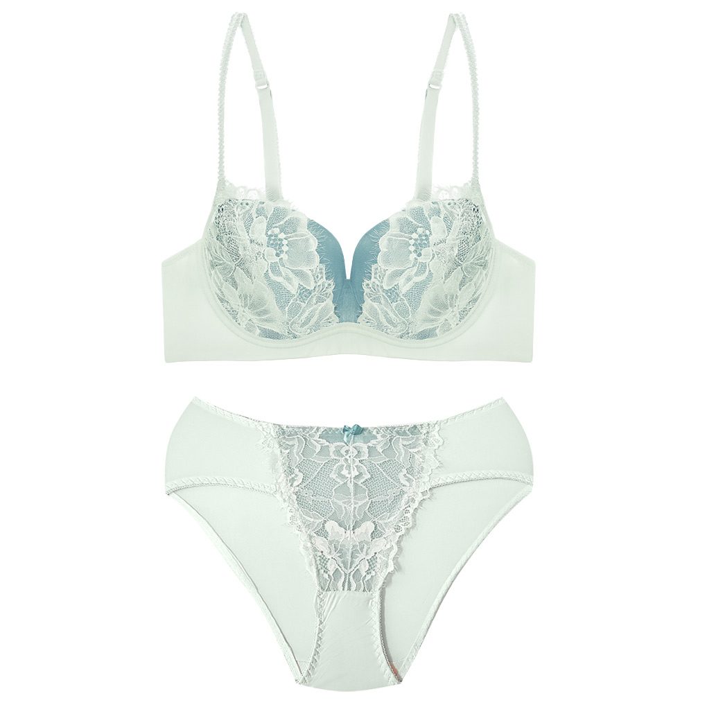 ست شورت و سوتین زنانه مدل اسفنجی  بدون فنر کد 5407-1313 ست شورت و سوتین زنانه مدل اسفنجی بدون فنر کد 5407-1313