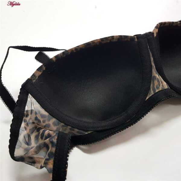 ست شورت و سوتین زنانه شارمین مدل جکدار فنردار پلنگی کد 5458-1066