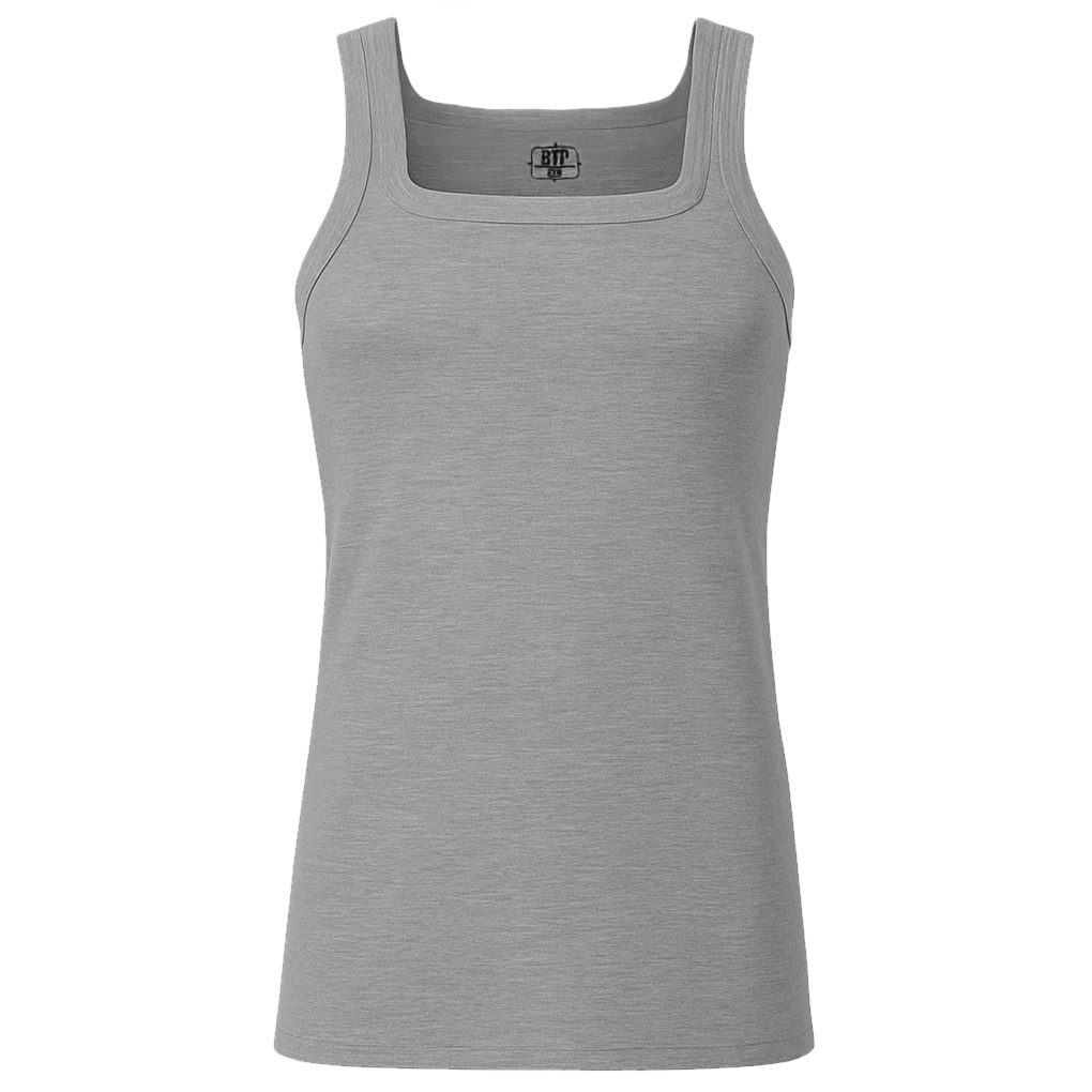 زیرپوش رکابی یقه خشتی مردانه برهان تن پوش مدل پنبه ای ملانژ کد 1011 زیرپوش رکابی یقه خشتی مردانه برهان تن پوش مدل پنبه ای ملانژ کد 1011