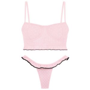 ست شورت و نیم‌تنه زنانه ماییلدا مدل فنردار کد 5432-606