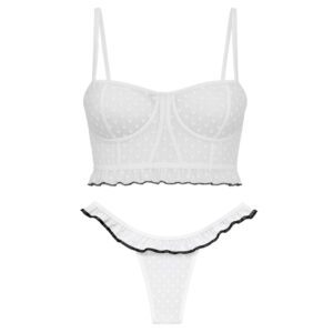 ست شورت و نیم‌تنه زنانه ماییلدا مدل فنردار کد 5432-606