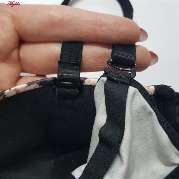 ست شورت و سوتین زنانه ماییلدا مدل اسفنجی نیم جک پایه بلند هارنس دار کد 5460-813