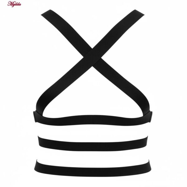 کراپ تاپ زنانه ماییلدا مدل گل گلی گیپوری کد 5474-1837