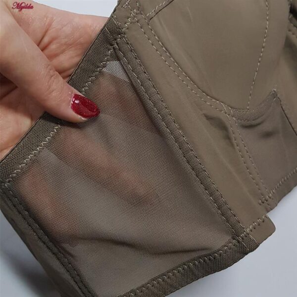 ست شورت و سوتین زنانه ماییلدا مدل لانگ لاین فنردار بند متحرک کد 5480-028