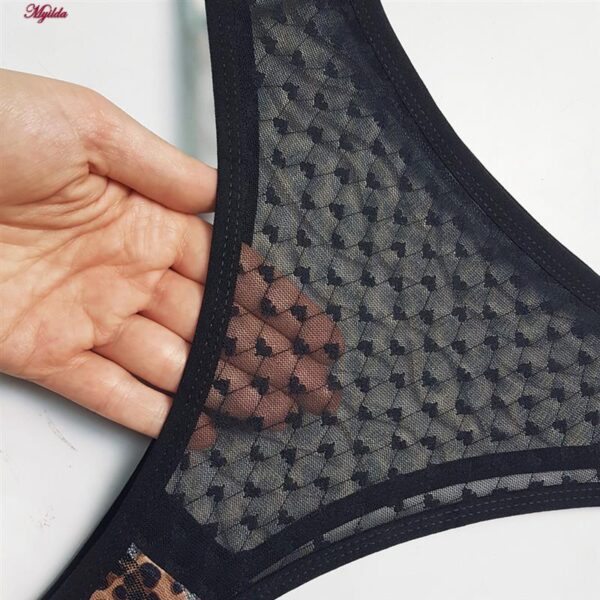 ست شورت و سوتین زنانه کارنا رز مدل فنردار پلنگی کد 5547