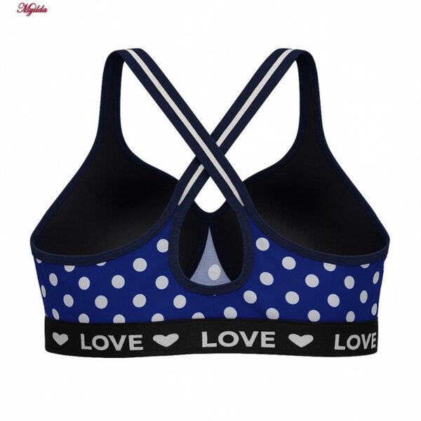 نیم‌تنه ورزشی زنانه ماییلدا مدل بند ضربدری کد 5549