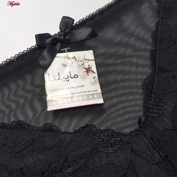 شورت زنانه ماییلدا مدل گیپور گل گلی کد 5544-7033