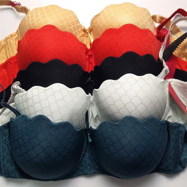 سوتین فنردار زنانه ماییلدا طرح پولک ماهی کد 5494