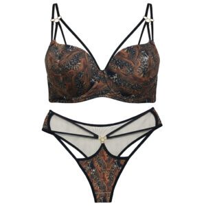 ست شورت و سوتین زنانه ماییلدا مدل فنردار هارنس دار کد 5469-2037