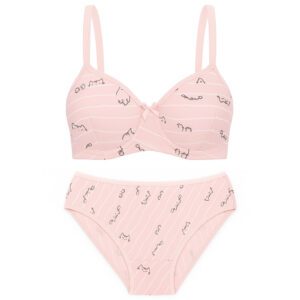 ست شورت و سوتین زنانه شارمین مدل فنردار کد 5467-2065