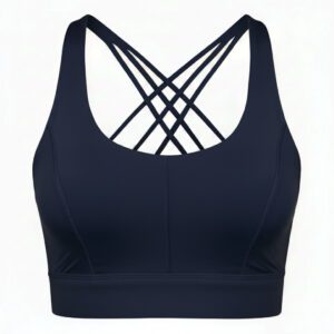 نیم تنه ورزشی زنانه ماییلدا مدل اسپورت پد ثابت پشت ضربدری کد 4848